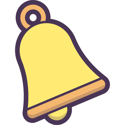 dzwonek dzwoni Stockio Lineal Color ikona