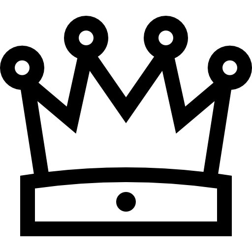 クラウン Basic Straight Lineal icon