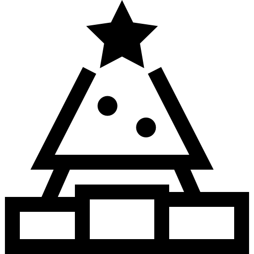 weihnachtsbaum Basic Straight Lineal icon