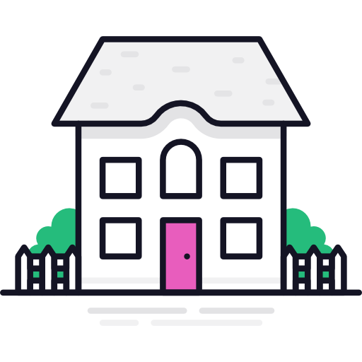 House Stockio Lineal Color icon