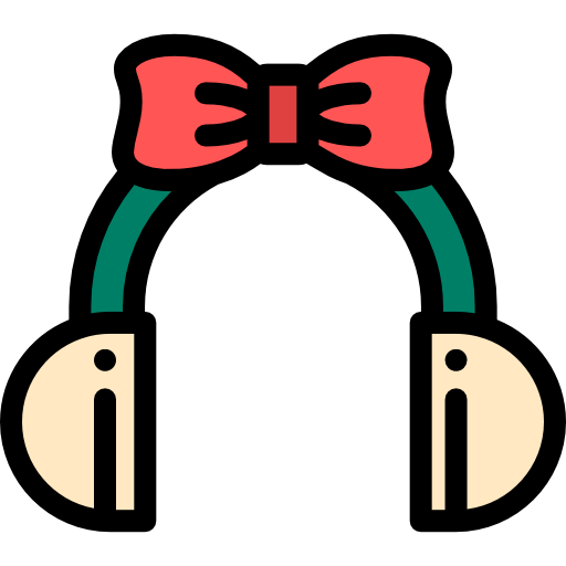 Earmuffs Detailed Rounded Lineal color icon