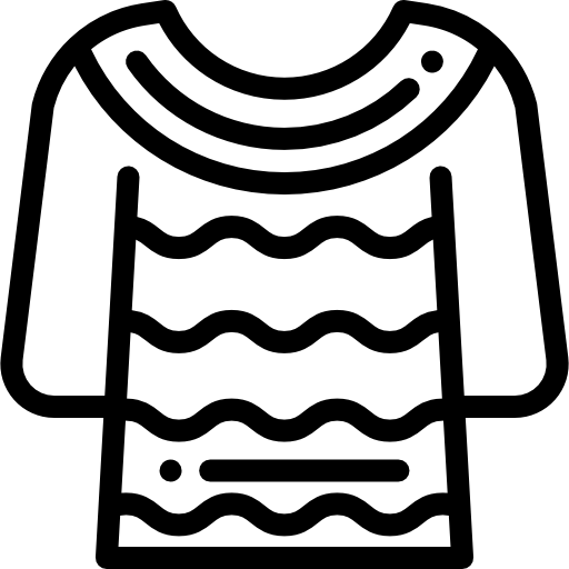블라우스 Detailed Rounded Lineal icon