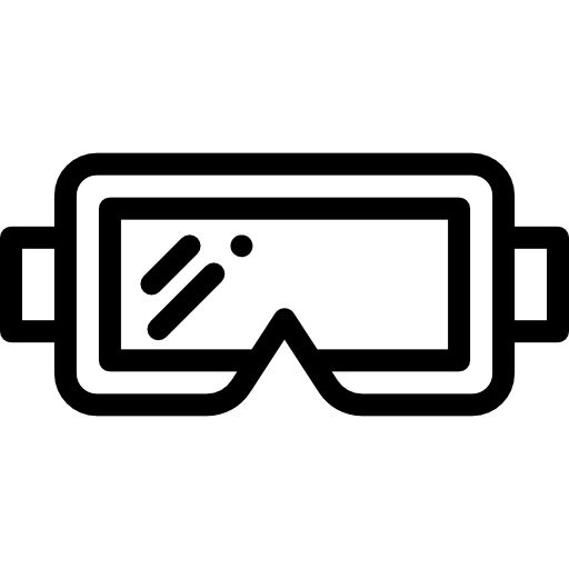 スキー用のゴーグル Detailed Rounded Lineal icon