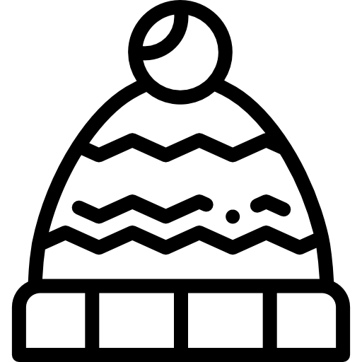 겨울 모자 Detailed Rounded Lineal icon