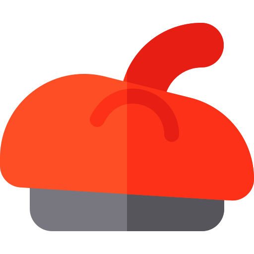 artystyczny kapelusz Basic Rounded Flat ikona