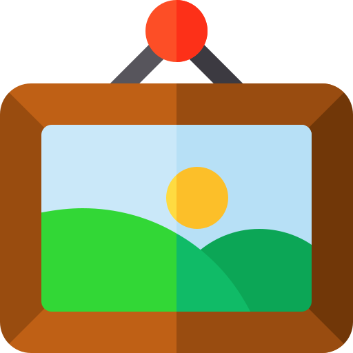 Artwork Basic Rounded Flat icon