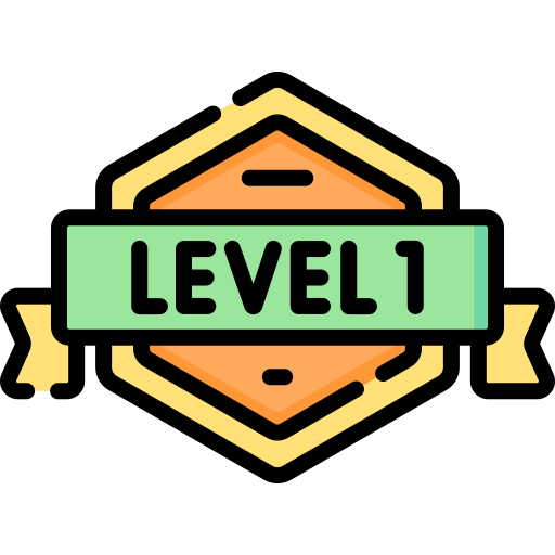 niveau 1 Special Lineal color icoon