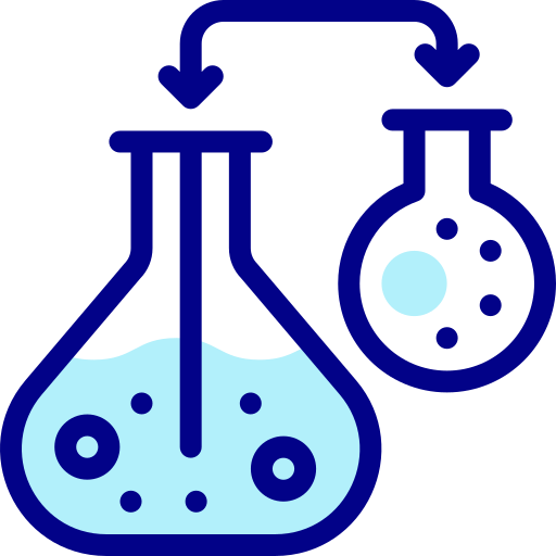 Flask Detailed Mixed Lineal color icon