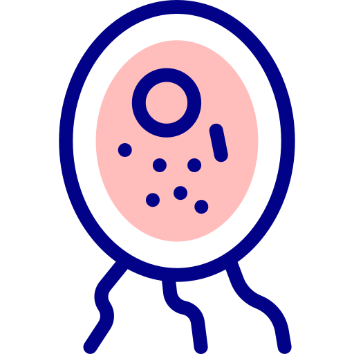 Microorganism Detailed Mixed Lineal color icon