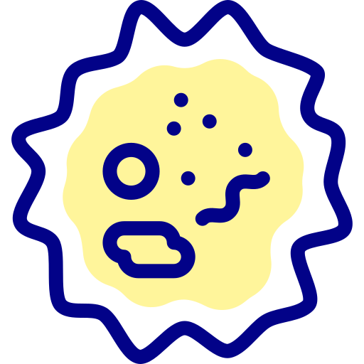 Amoeba Detailed Mixed Lineal color icon