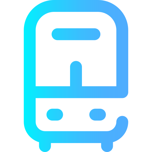 autobus Super Basic Omission Gradient ikona
