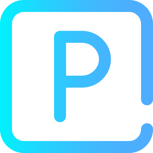 parcheggio Super Basic Omission Gradient icona