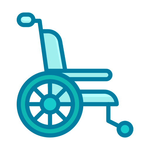 Wheelchair Generic Blue icon