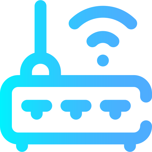 Router Super Basic Omission Gradient icon