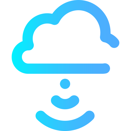 nube Super Basic Omission Gradient icono