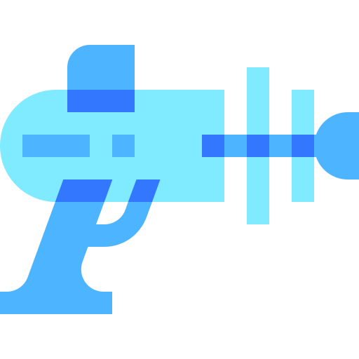 Space gun Basic Sheer Flat icon