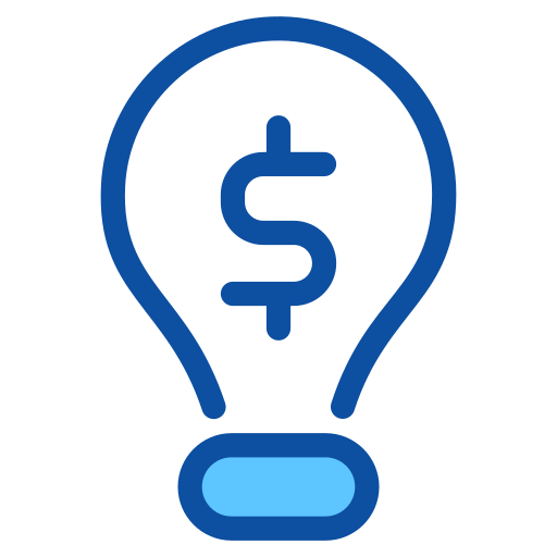 Lightbulb Generic Blue icon