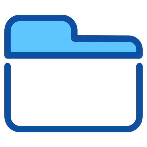 ordner Generic Blue icon