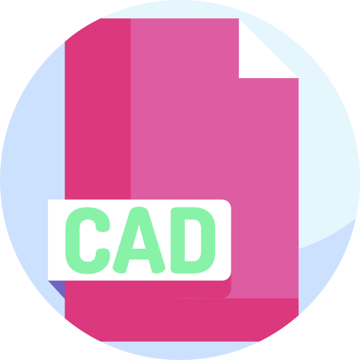 Cad Detailed Flat Circular Flat icon