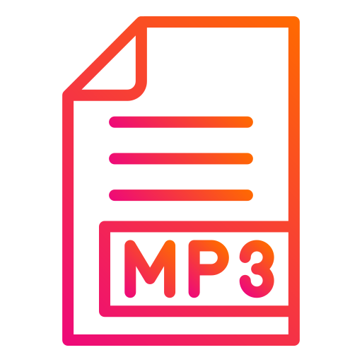 mp3 Generic Gradient icon