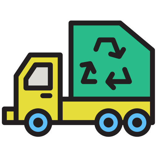 Recycling truck Generic Outline Color icon