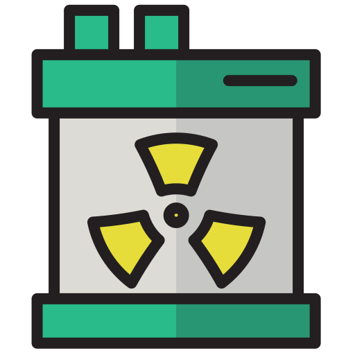 放射性物質 Generic Outline Color icon