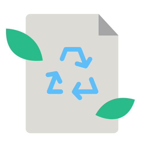 Paper recycle Generic Flat icon