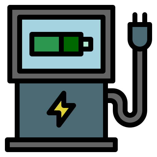 Зарядная станция Generic Outline Color иконка