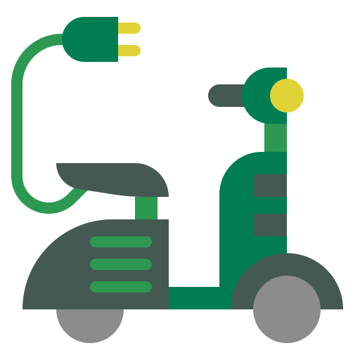 bicicleta electrica Generic Flat icono