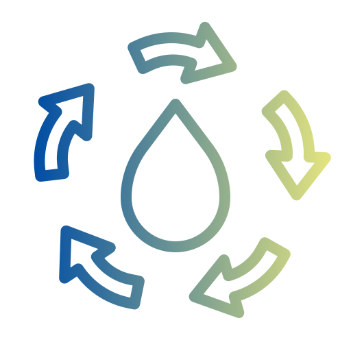 물 재활용 Generic Gradient icon