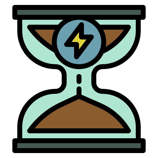Sandclock Generic Outline Color icon