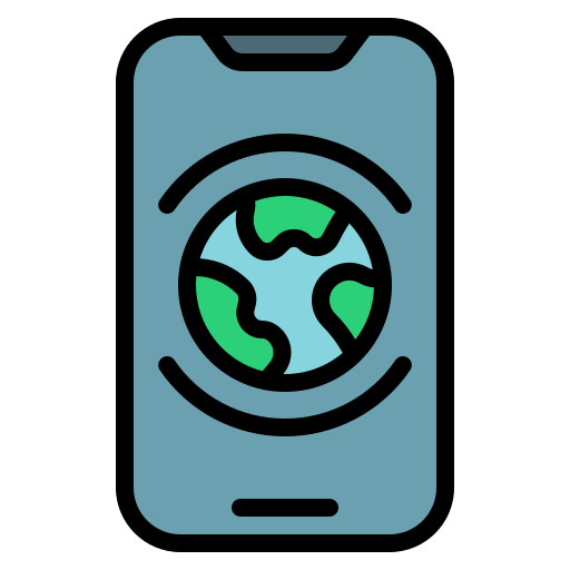 smartphone Generic Outline Color icon