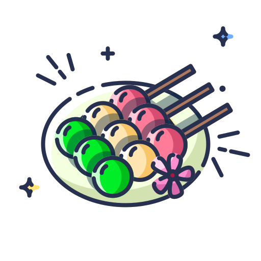 だんご Generic Outline Color icon