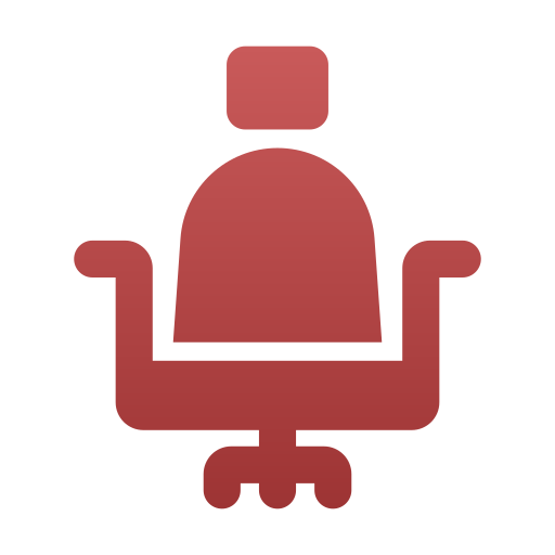 Gaming chair Generic Flat Gradient icon