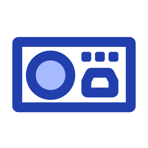 Power supply Generic Blue icon