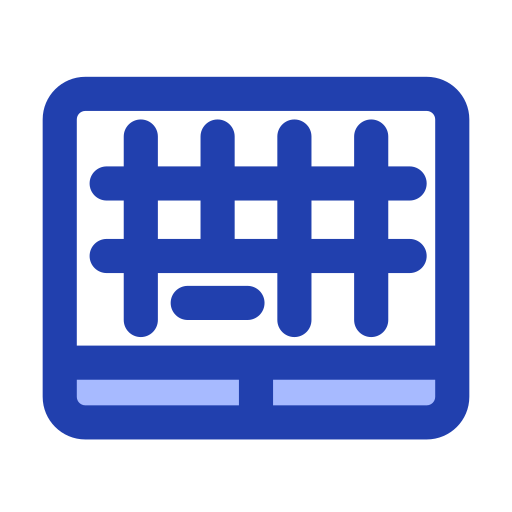 panel dotykowy Generic Blue ikona