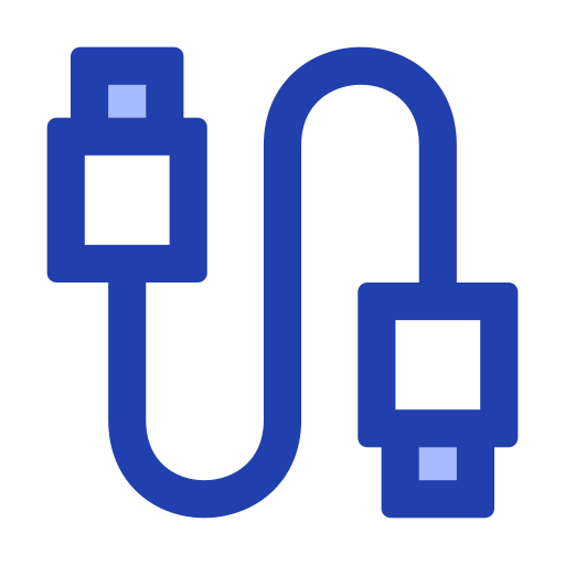 usb-kabel Generic Blue icoon