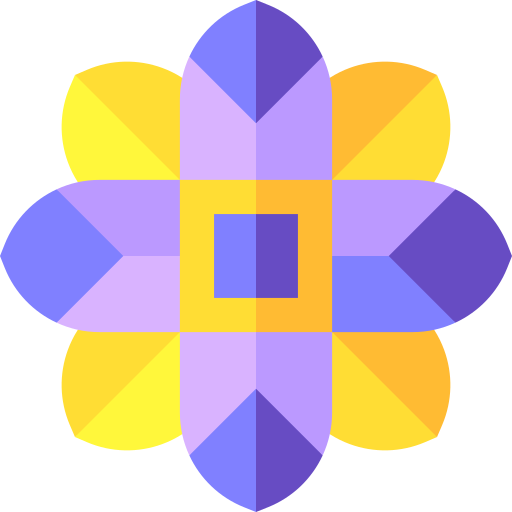 mandala Basic Straight Flat icon