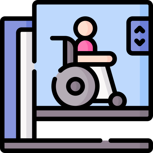 Инвалидная коляска Special Lineal color иконка