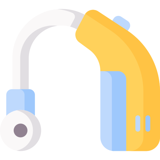 Hearing aid Special Flat icon
