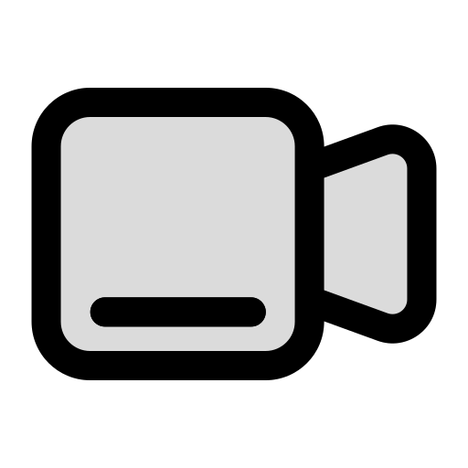 Videocamera Generic Outline Color icon