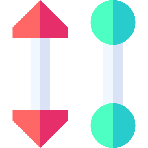 perçant Basic Straight Flat Icône