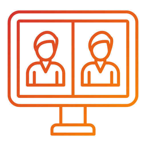 Online meeting Generic Gradient icon