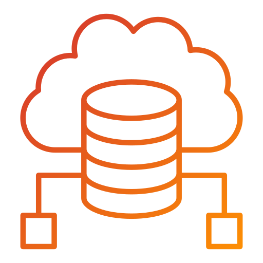 Cloud data Generic Gradient icon