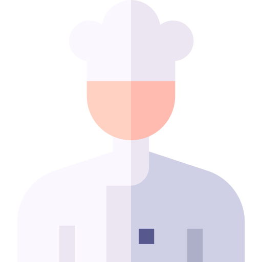 chef Basic Straight Flat icoon