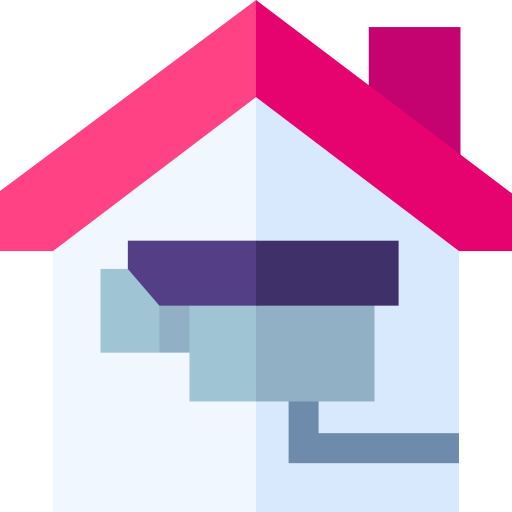 Smart home Basic Straight Flat icon