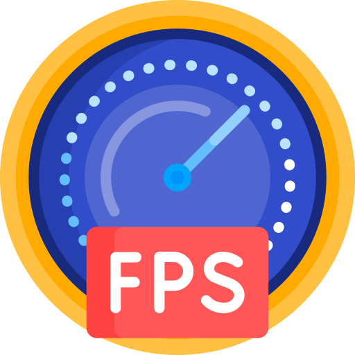 fps Detailed Flat Circular Flat icon