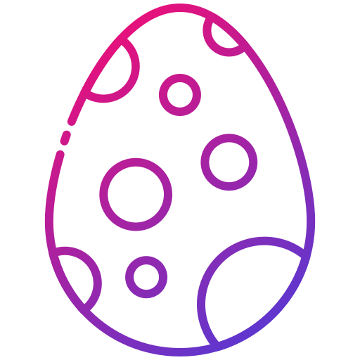 uovo di pasqua Generic Gradient icona