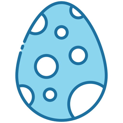 ovos de pascoa Generic Blue Ícone
