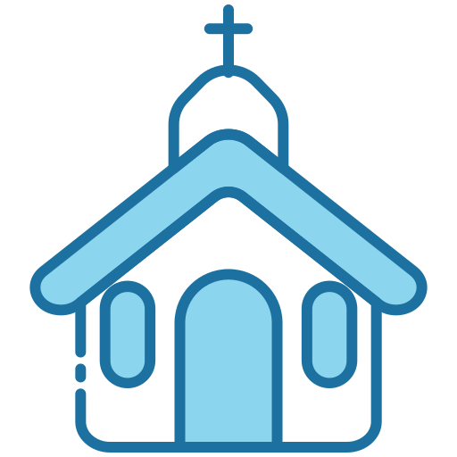 교회 Generic Blue icon